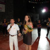 Il Nostro Presidente premia l\'insegnante della Scuola di Ballo L&G Danzando di Oppeano